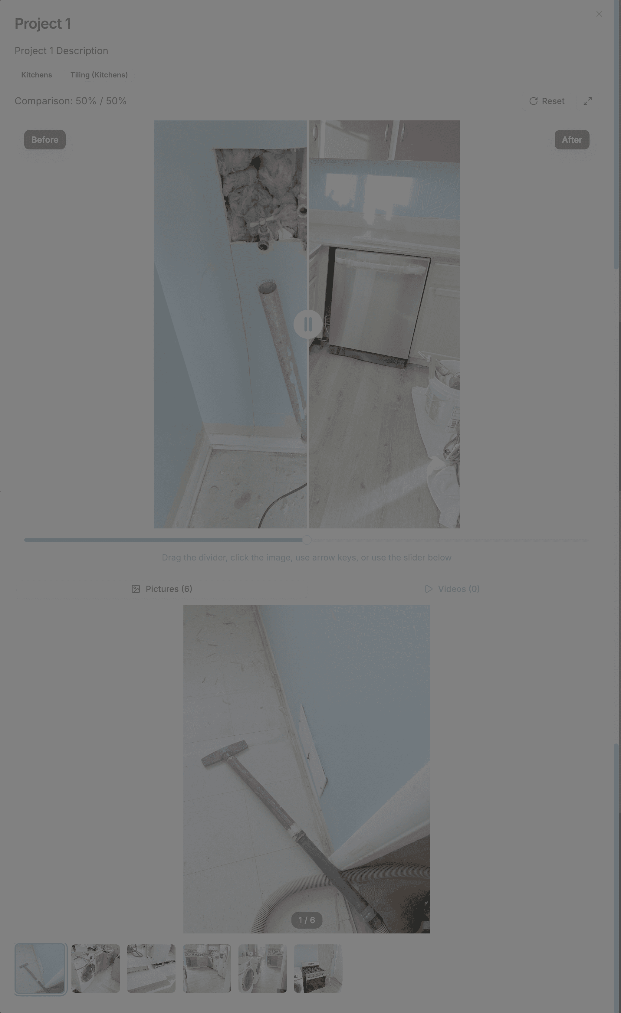 Portfolio gallery / before-after